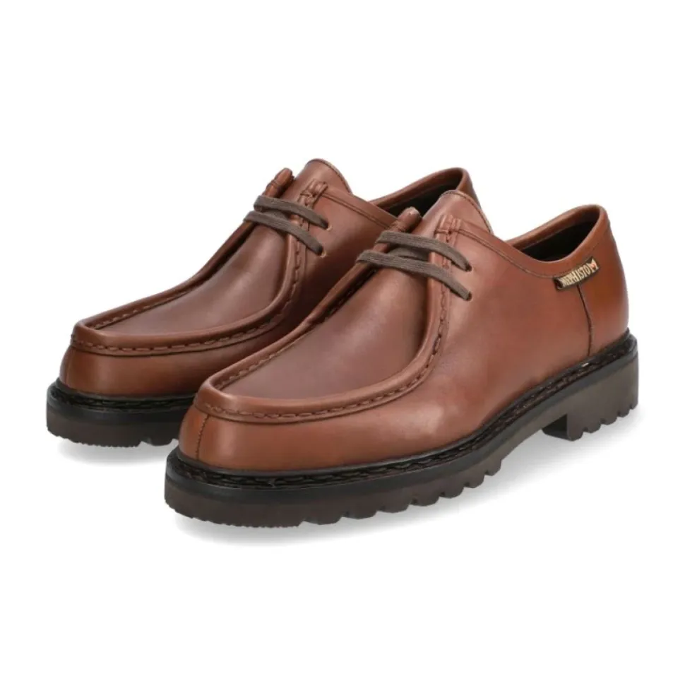 Chaussure à Lacets Fait Main - Marron Foncé
