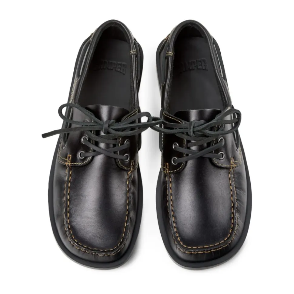 Chaussures bateau en cuir Don
