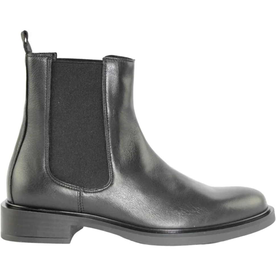 Chaussures Beatles en Cuir Noir
