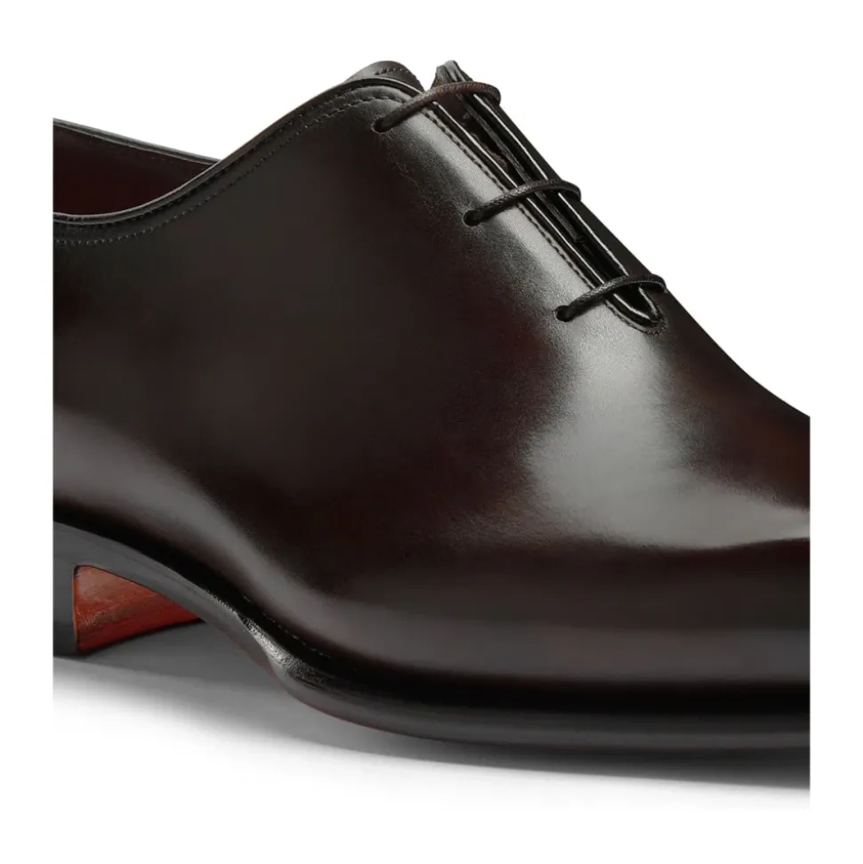 Chaussures Derby classiques en cuir noir