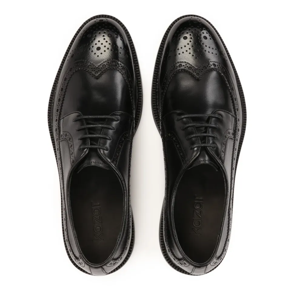Chaussures de ville noires pour hommes