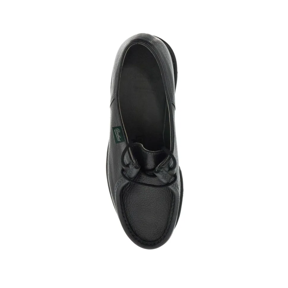 Chaussures en Cuir Martelé à Lacets