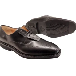 Chaussures Homme en Cuir Noir Faites Main