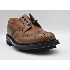 Chaussures à lacets en cuir Highland Walnut