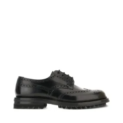 Chaussures plates en soie et nylon noires