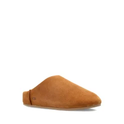 Chaussures Plates Marron Doublure en Peau de Mouton