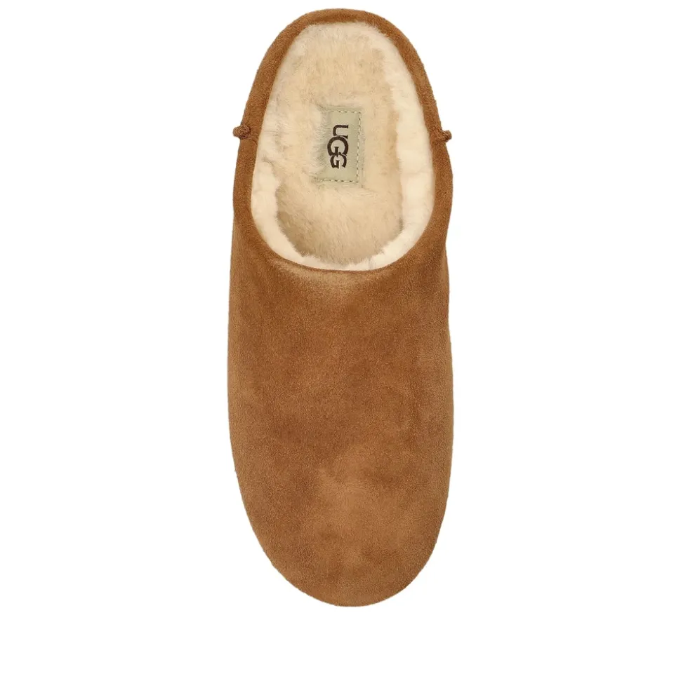 Chaussures Plates Marron Doublure en Peau de Mouton