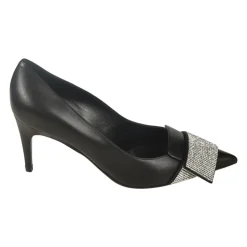 Chaussures plates noires de Sergio Rossi