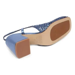 Chaussures slingback métalliques modèle Osaka