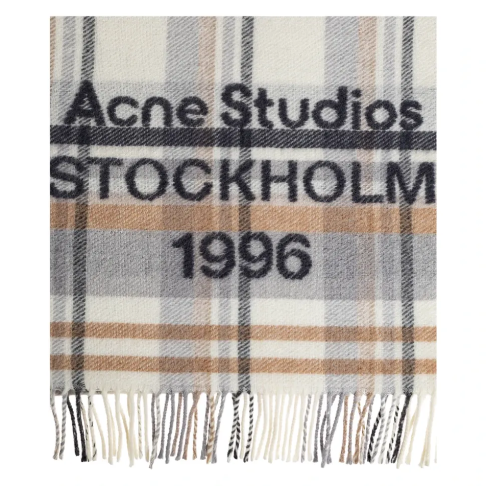 Check logo scarf - Wide