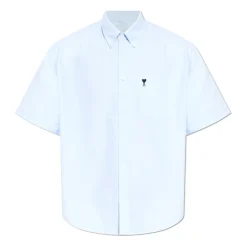 Chemise avec logo brodé