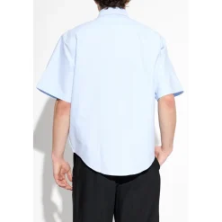 Chemise avec logo brodé