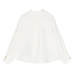 Chemise Blanche en Mousseline avec
