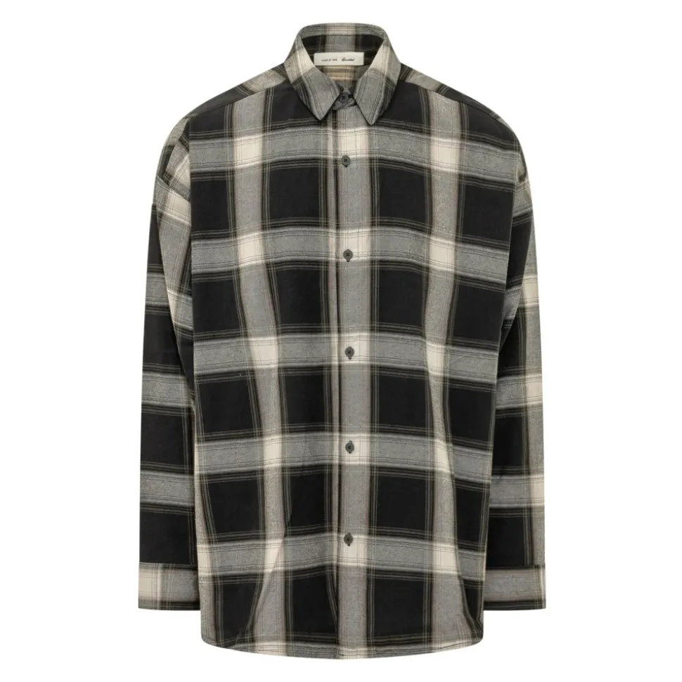 Chemise boutonnée en flanelle
