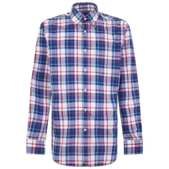Chemise à carreaux à manches longues