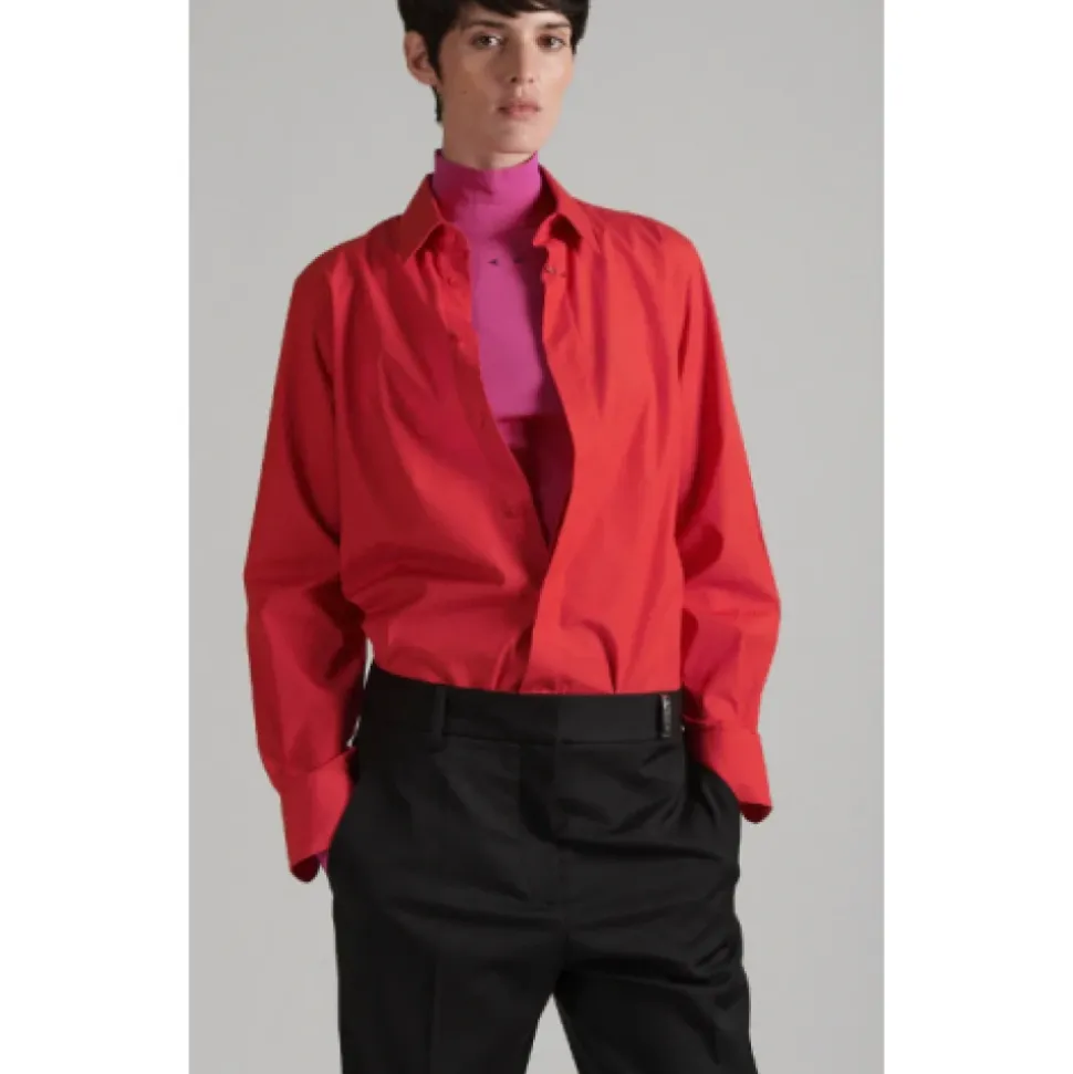 Chemise de luxe rouge Montpellier Coqueline