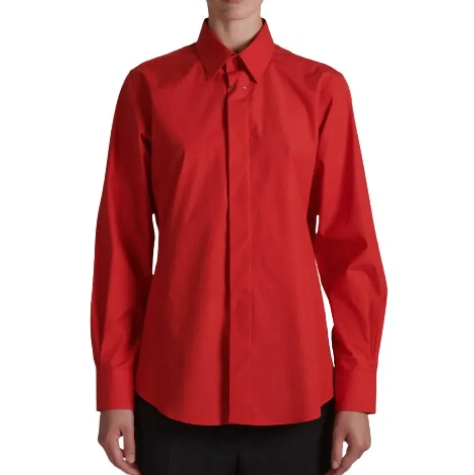 Chemise de luxe rouge Montpellier Coqueline
