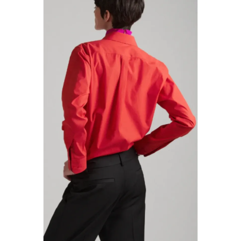 Chemise de luxe rouge Montpellier Coqueline