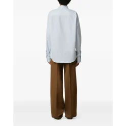 Chemise en Coton Bleu Clair AW25