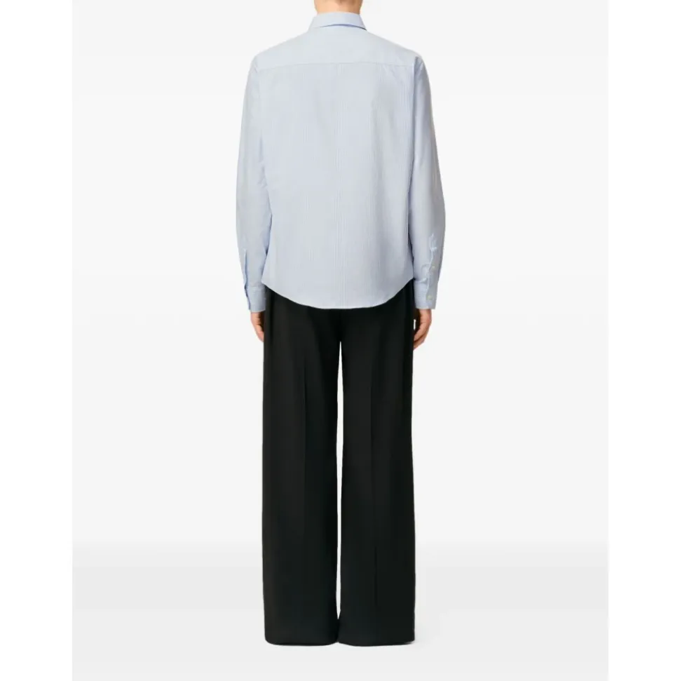 Chemise en Coton Bleu Clair AW25