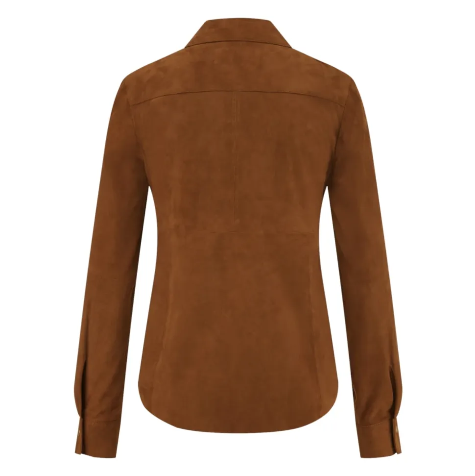 Chemise en cuir