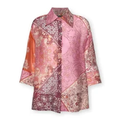 Chemise en organza de lyocell imprimé