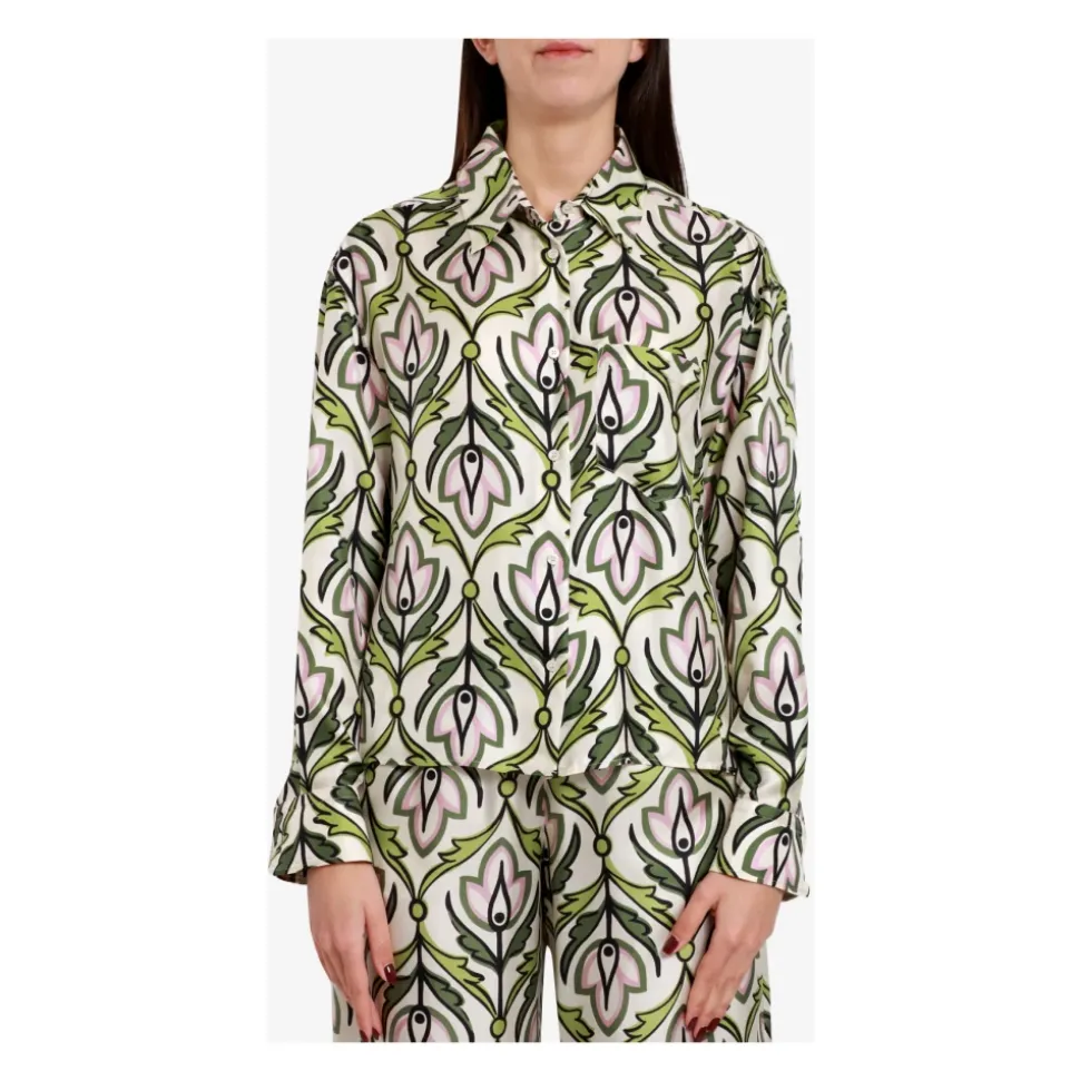 Chemise en twill de soie Enfasi