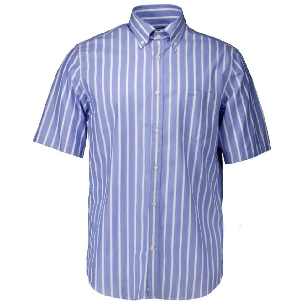Chemise à Manches Courtes Bleu Clair