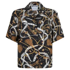 Chemise à manches courtes imprimée