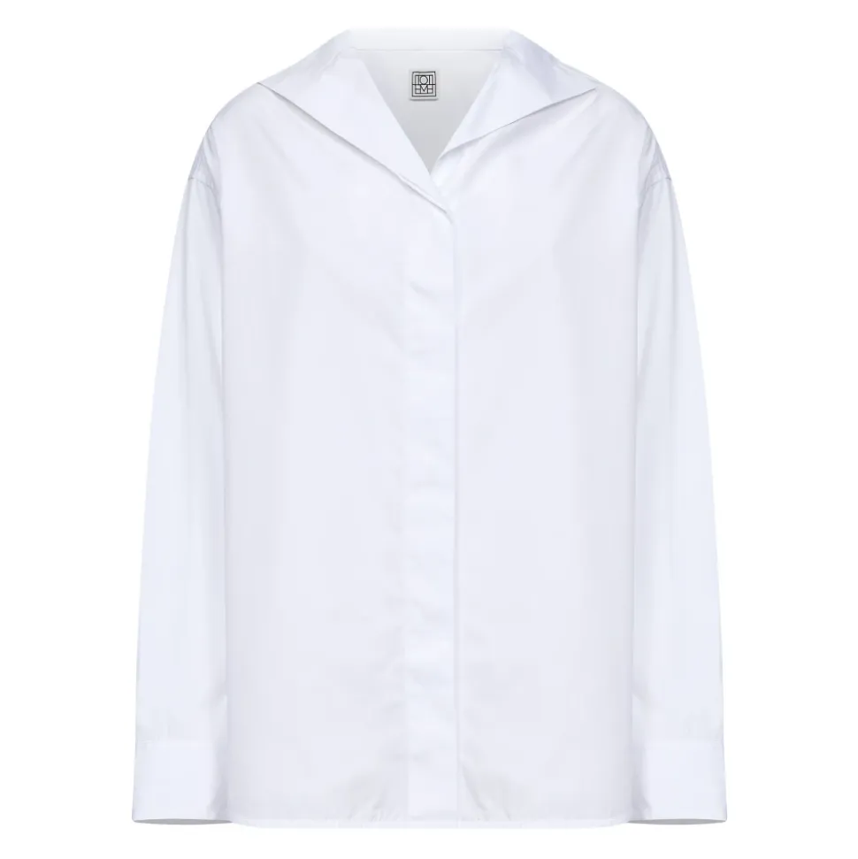 Chemise Sculpturale à Col en V