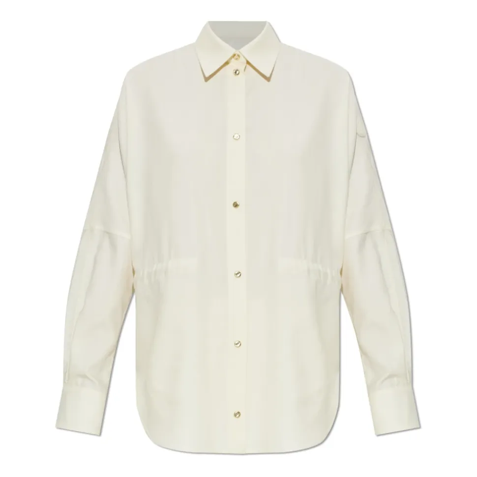 Chemise tunique à cordon de serrage à la taille