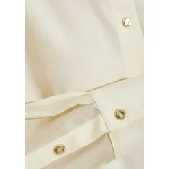 Chemise tunique à cordon de serrage à la taille