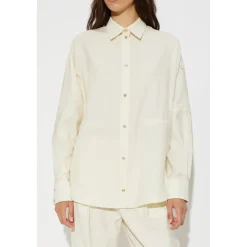 Chemise tunique à cordon de serrage à la taille