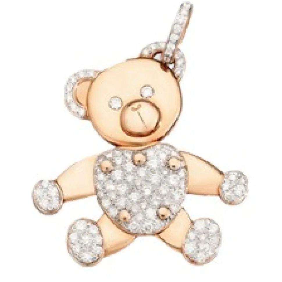 Collier avec Pendentif Ours en Peluche Enjoué