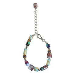 Collier avec Perles en Verre de Murano Multicolores