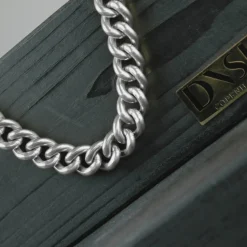 Collier Chunky Panzer Étanche Argent