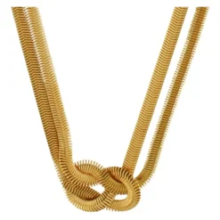 Collier à en Or Herringbone