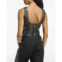 Corset en similicuir