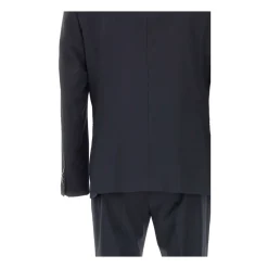 Costume bleu avec revers cranté