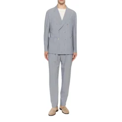 Costume croisé effet denim
