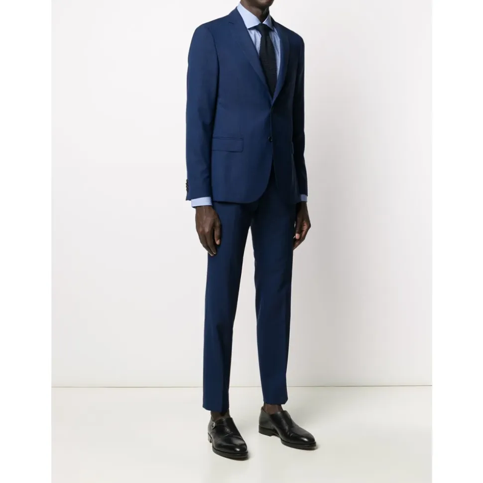 Costume en Laine Bleue pour Homme