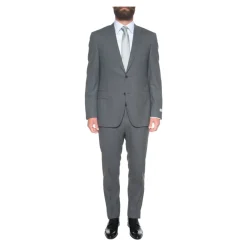 Costume en Laine Imprimée avec 2 Boutons