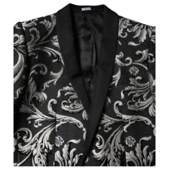 Costume Homme Jacquard MARTINI Noir Gris