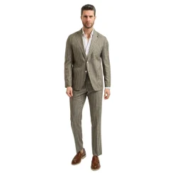 Costume élégant à simple boutonnage