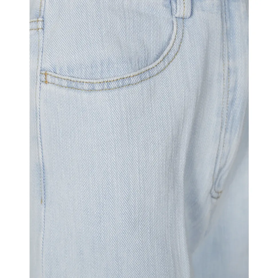 Cotton Denim Calvary 5 Pockets Pants