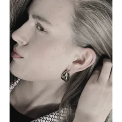 Courage Waterproof 3D Mirror Statement Earring