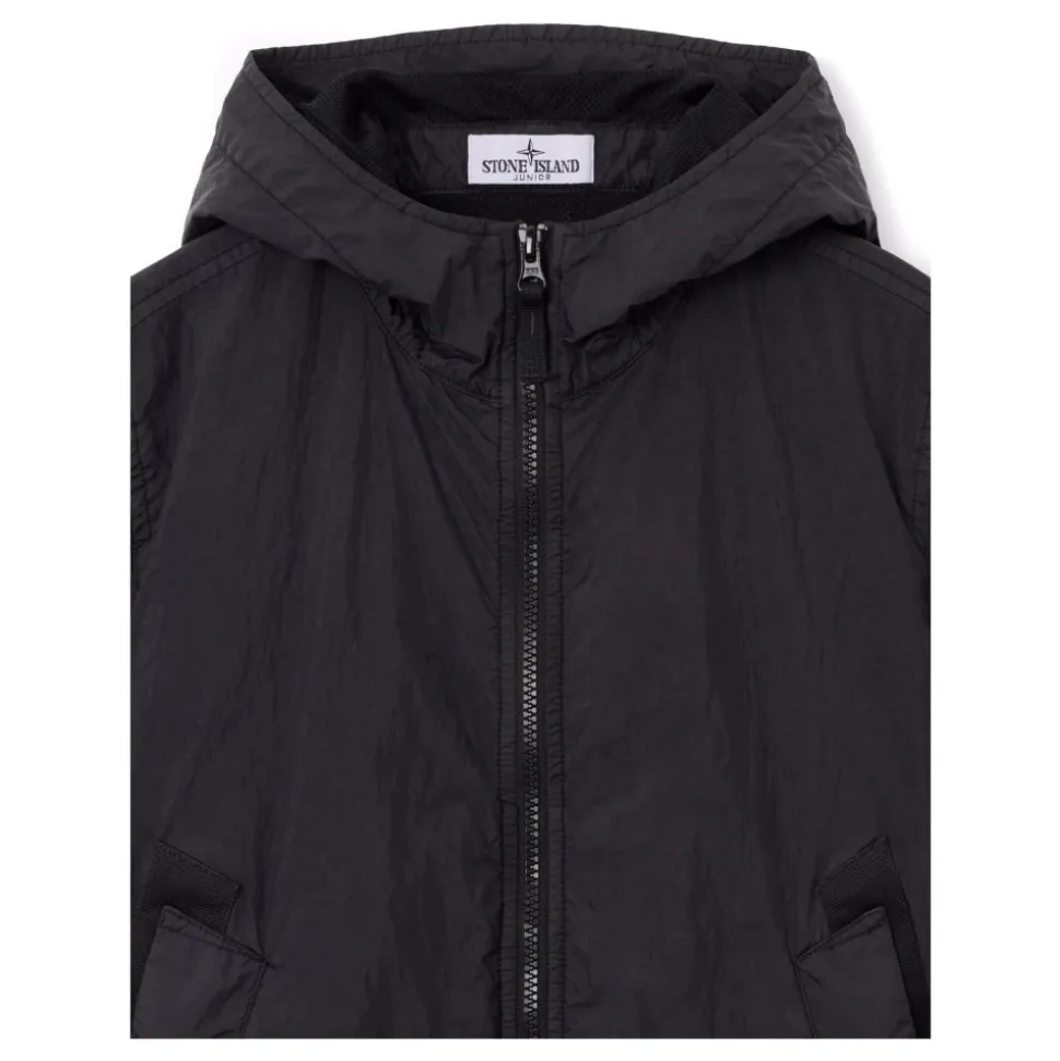 Crinkle Reps Hooded Jacket