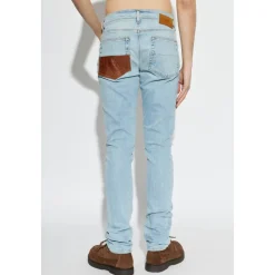 Crochet Leather Mx1 Jeans