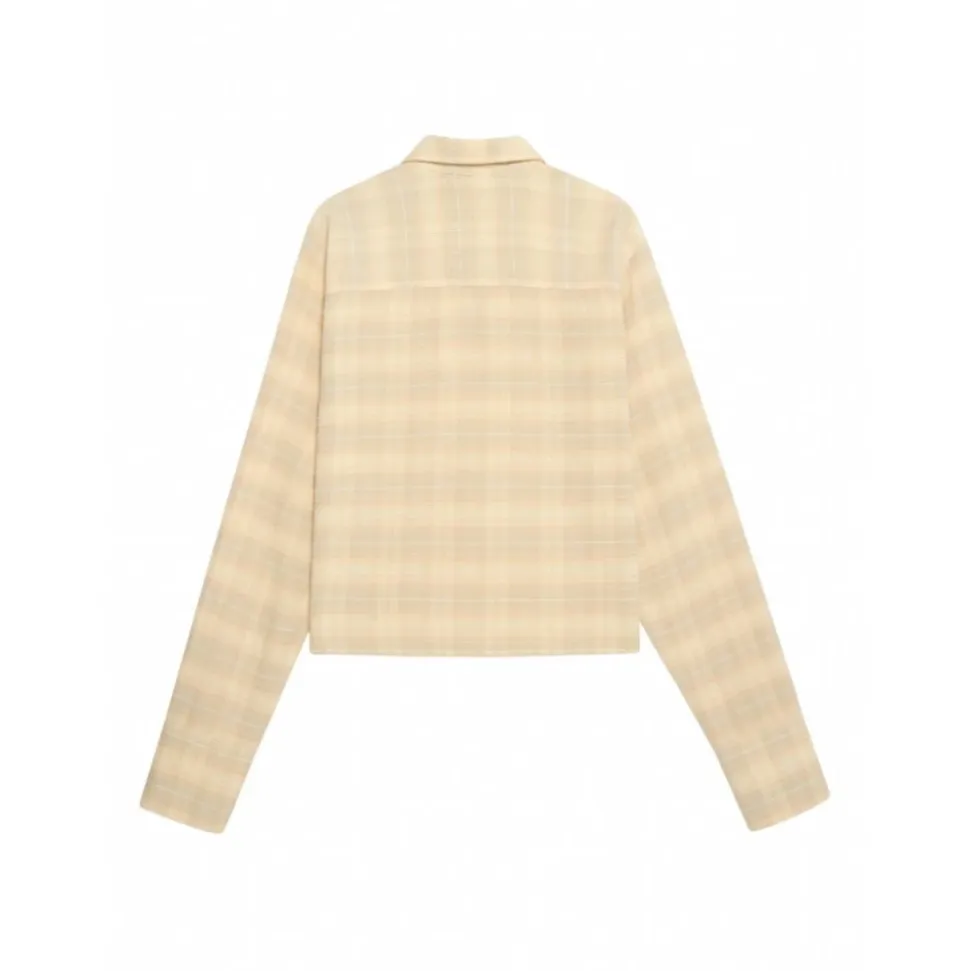 Cropped Check Shirt