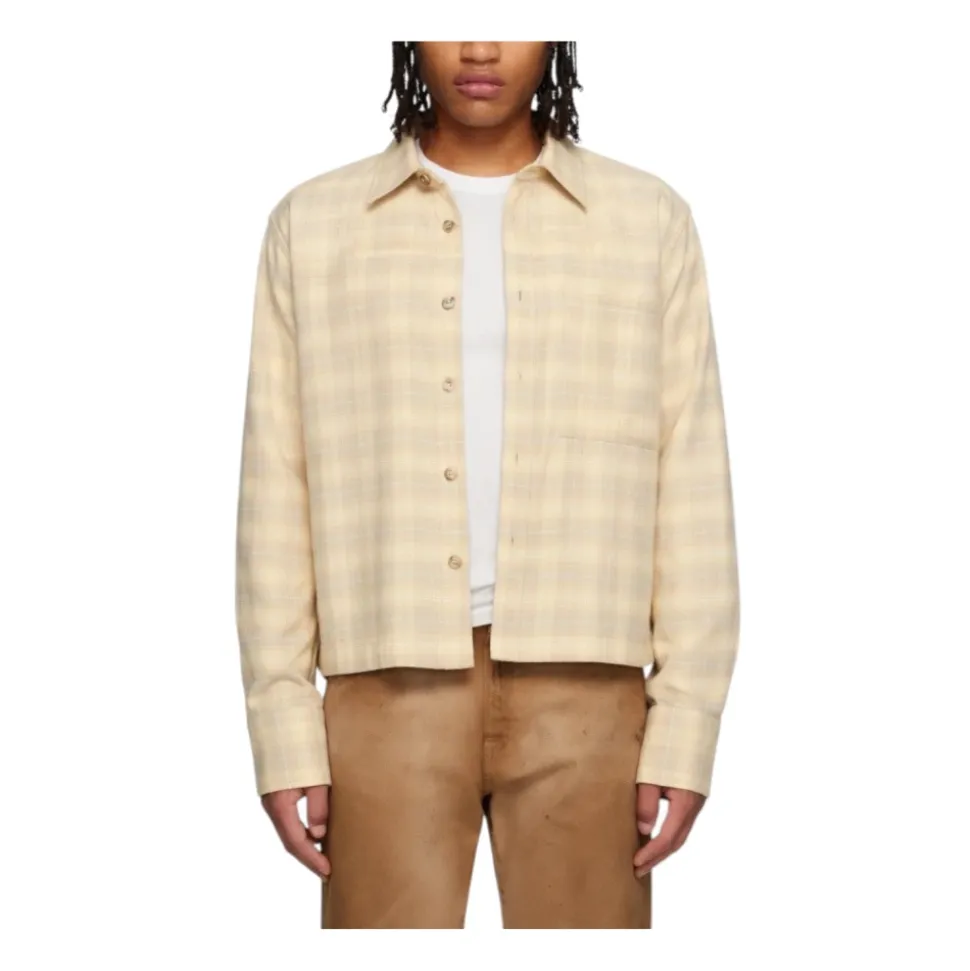 Cropped Check Shirt